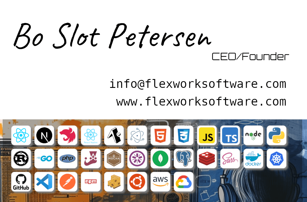 business card - front